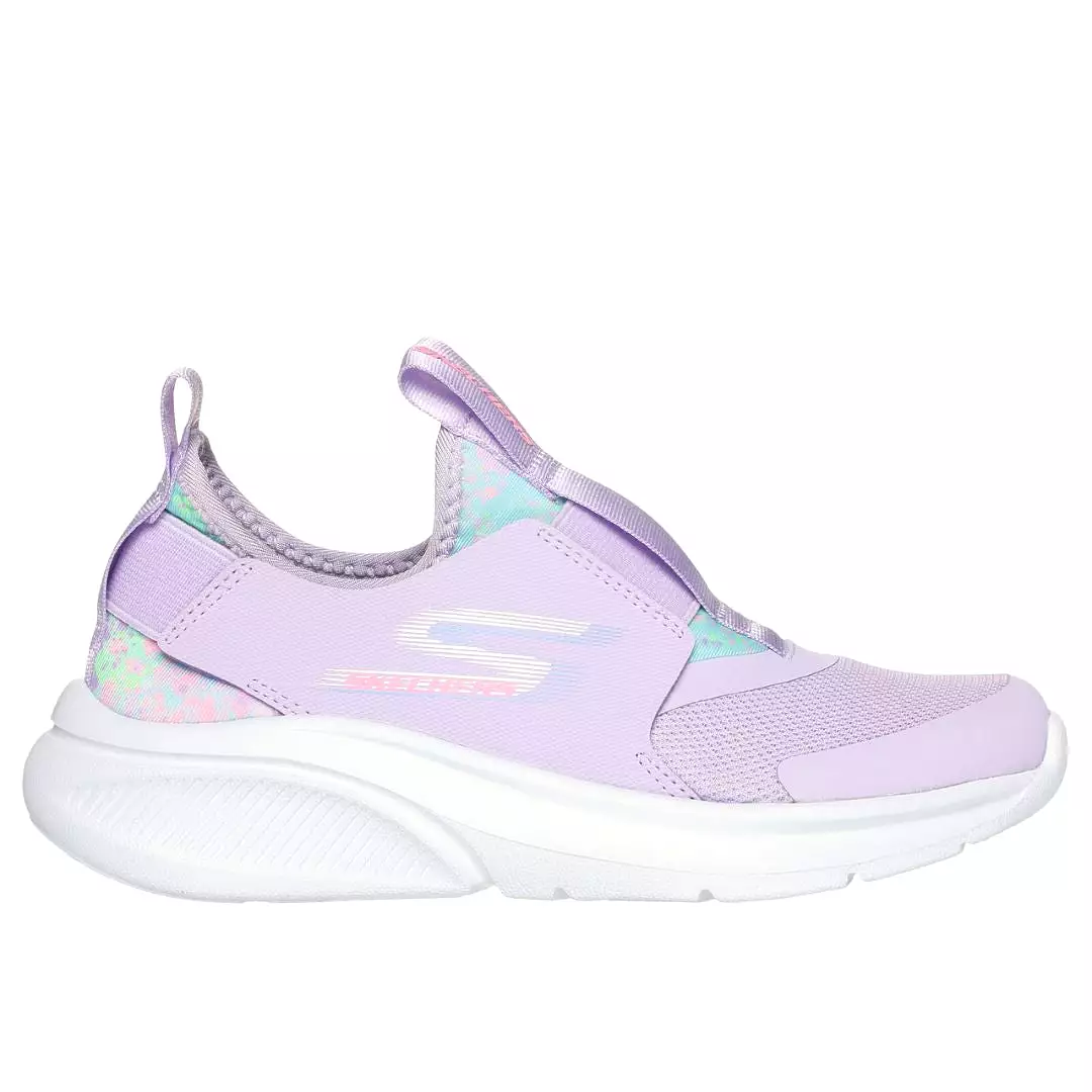 Skechers Lavender Multi Sketch Fast 2.0 Children's Sneaker