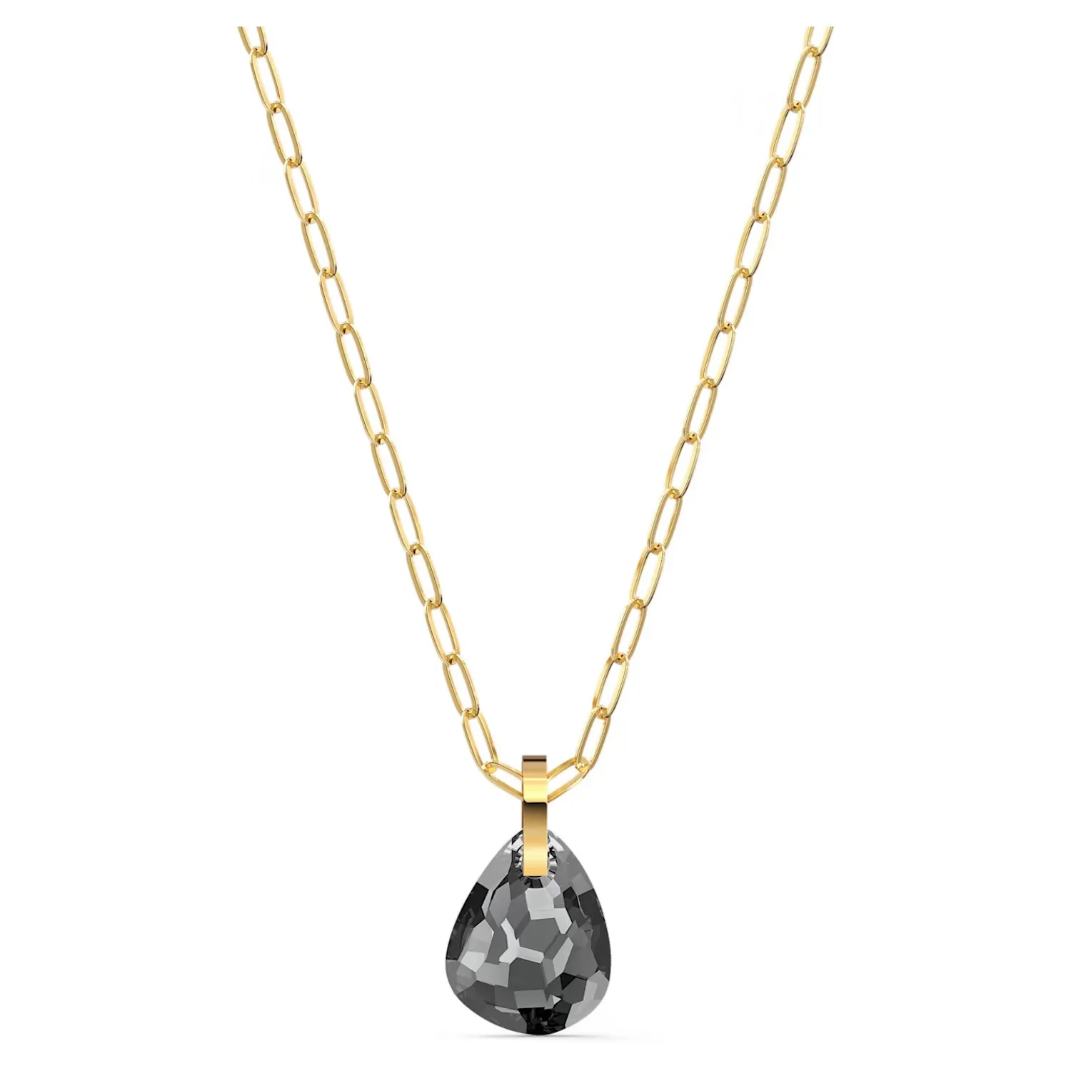 Swarovski T Bar Pendant Gray, Gold-tone plated -5558340