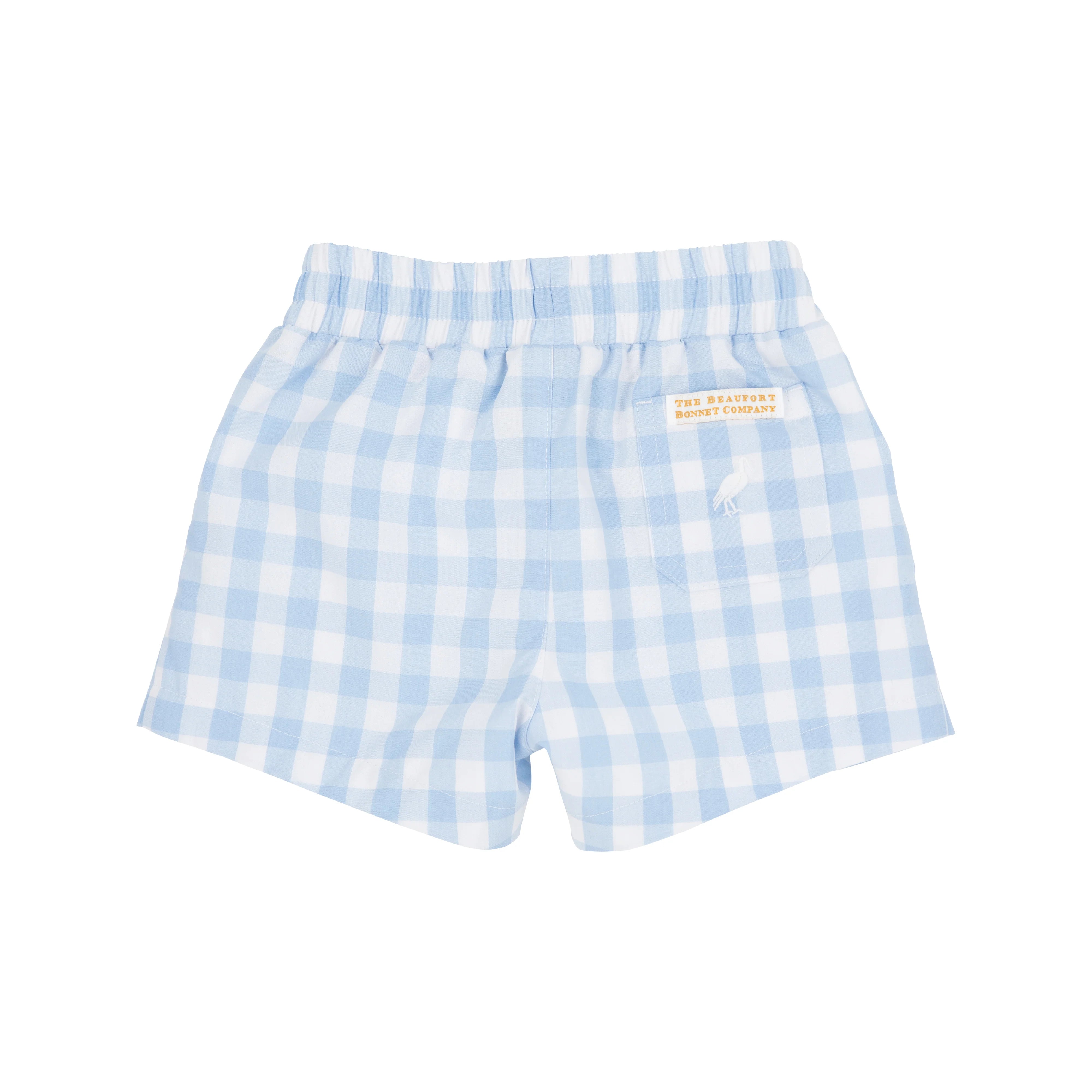 The Beaufort Bonnet Company - Beale Street Blue Check Sheffield Shorts