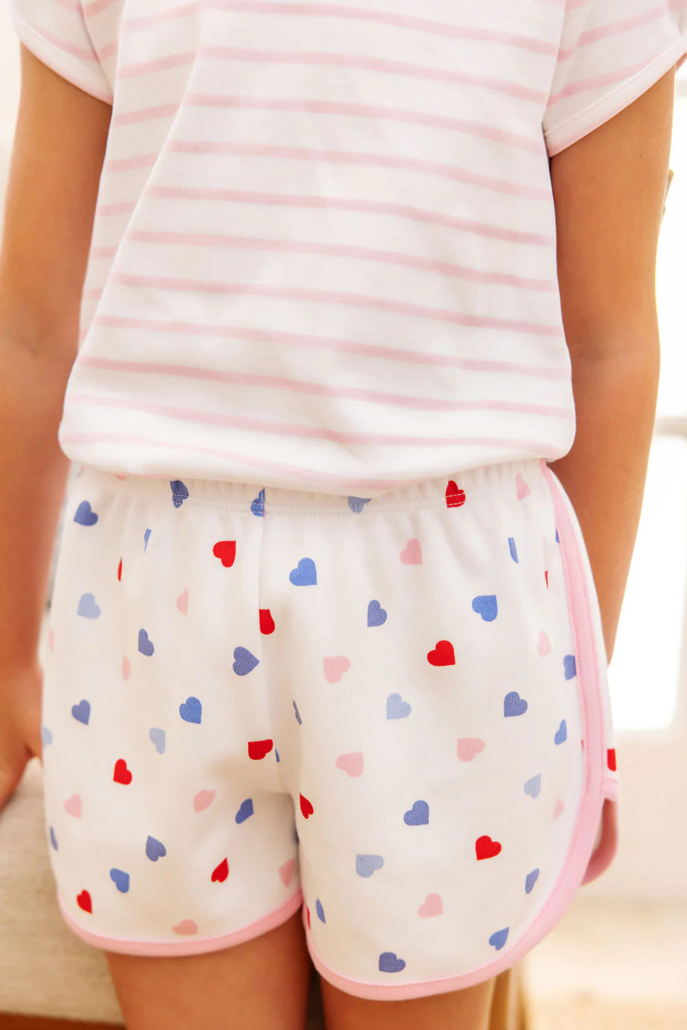 The Beaufort Bonnet Company - Happy Hearts Pier Party Pink Cheryl Shorts