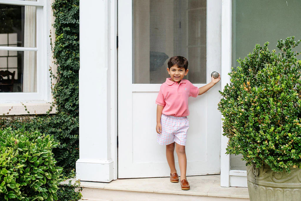 The Beaufort Bonnet Company - Parrot CayCoral Chandler Check Shelton Shorts