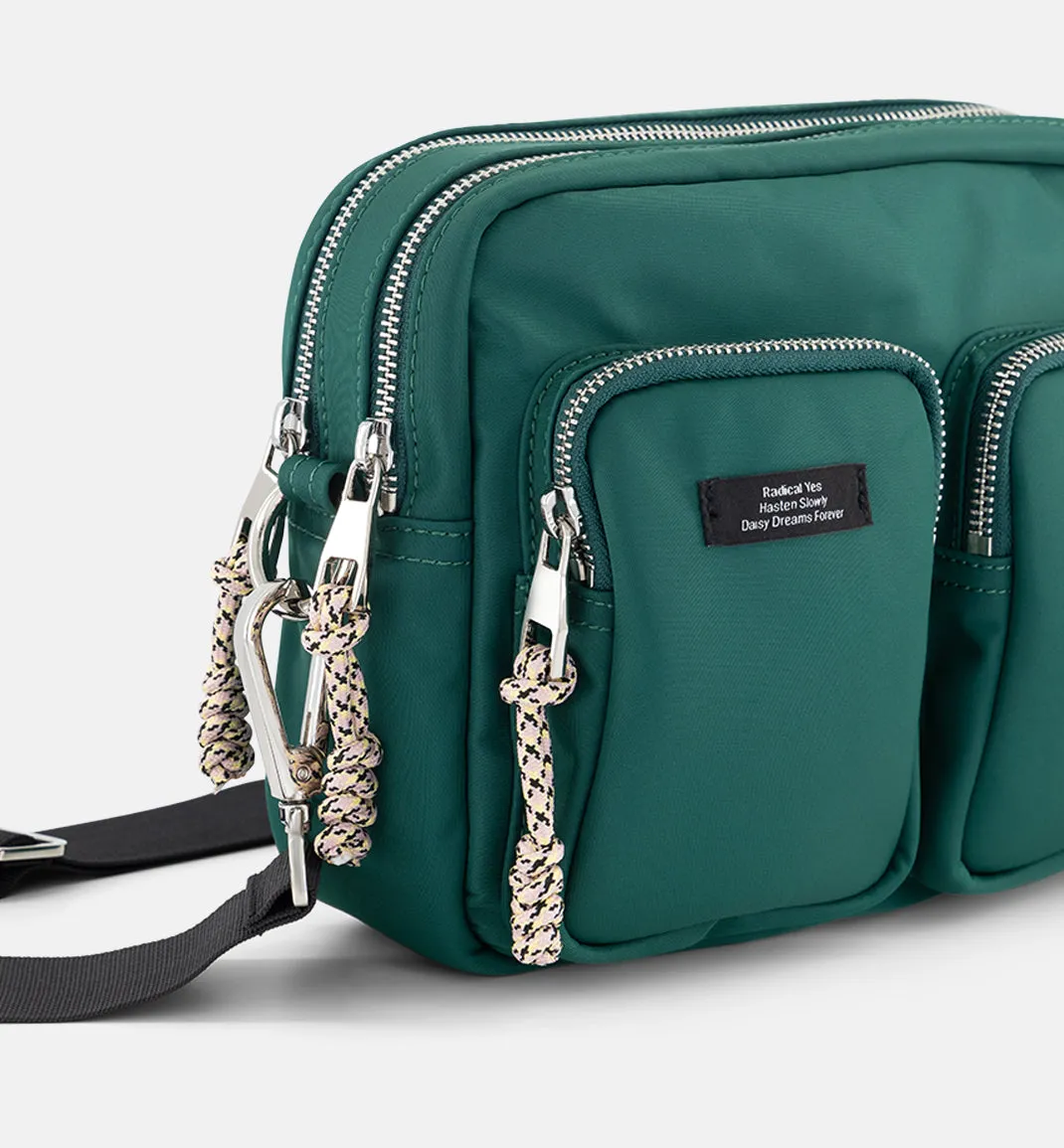 The Messenger Pocket Bag in Racing Green