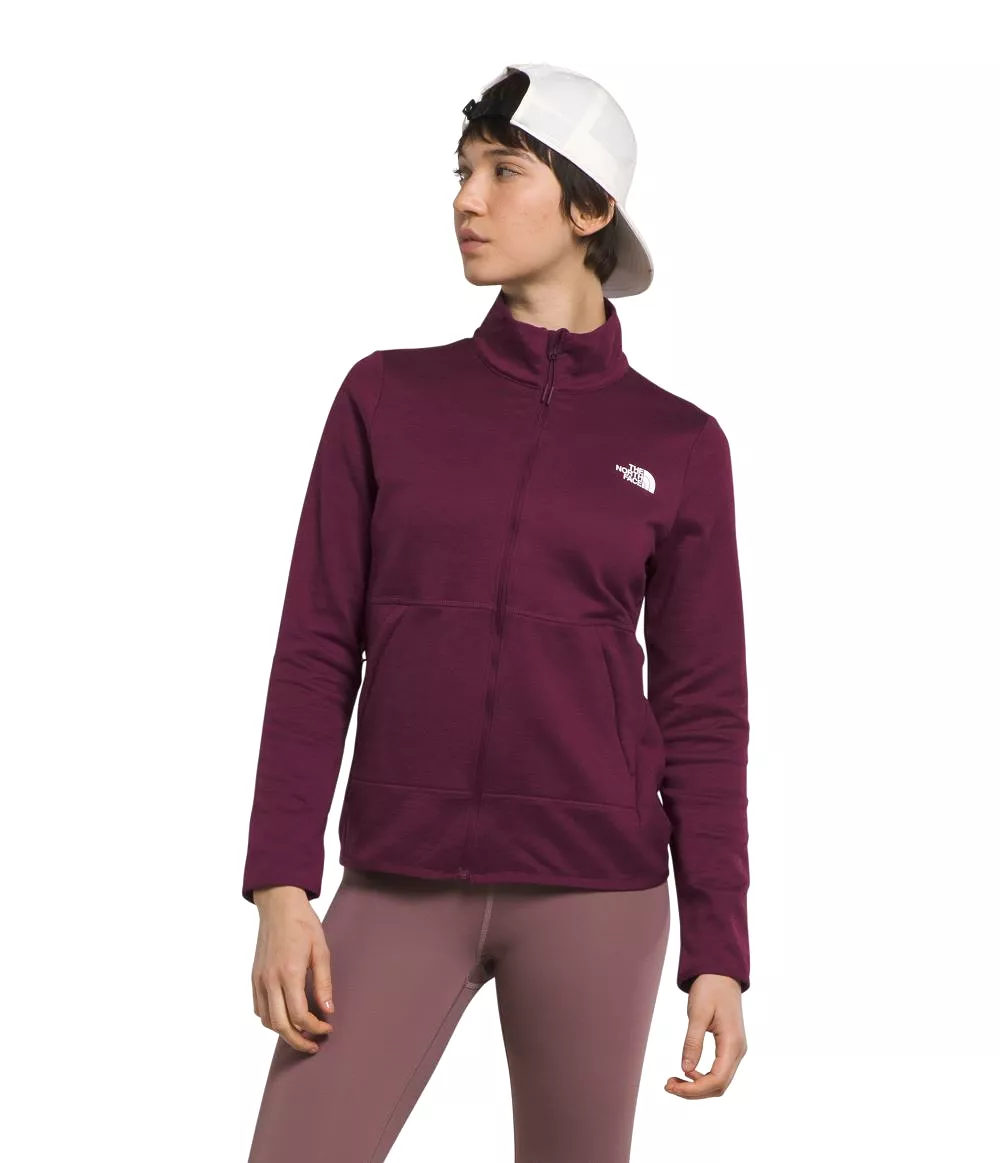 'The North Face' Women's Canyonlands Full Zip Jacket - Boysenberry Heather