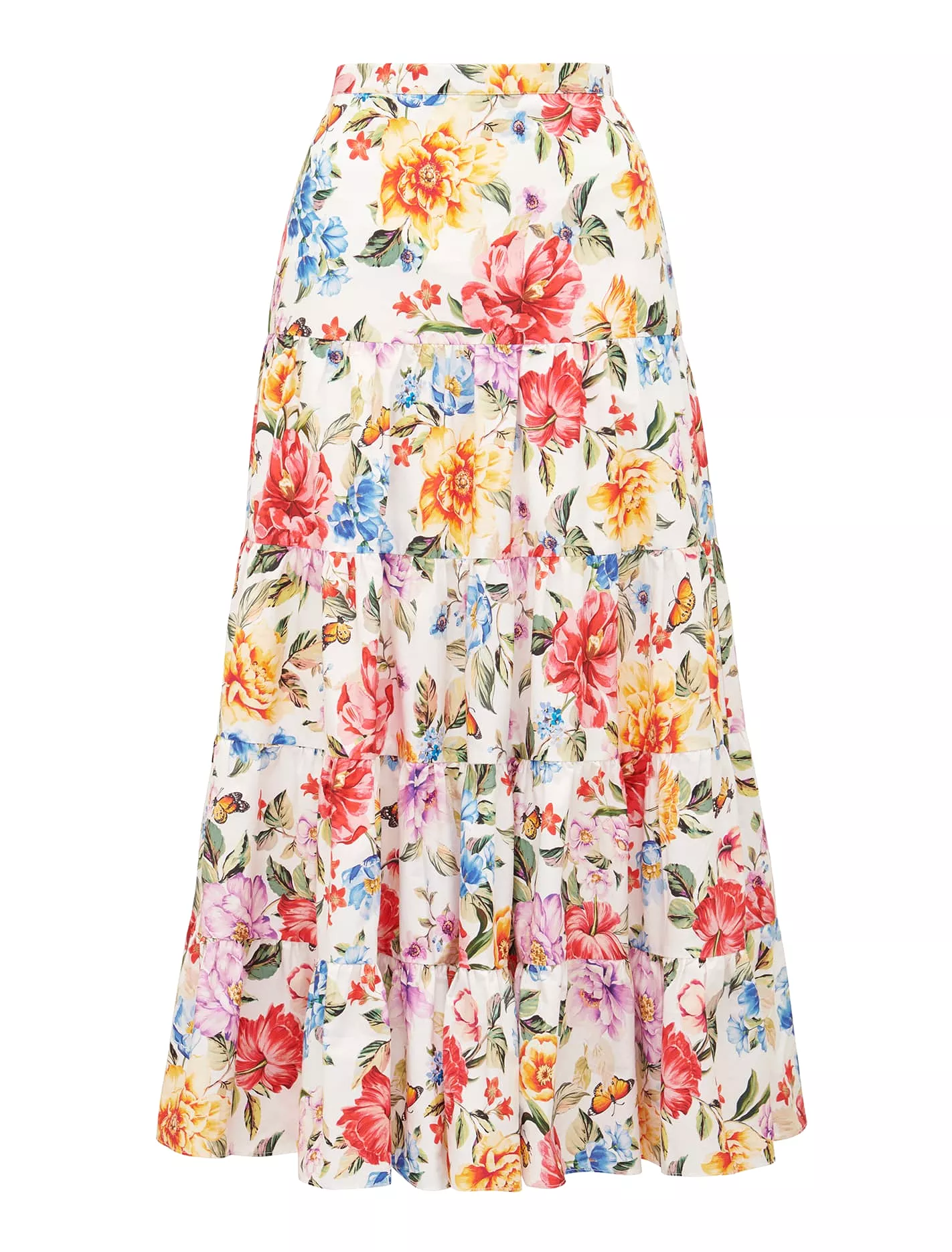 Tilly Tiered Midi Skirt