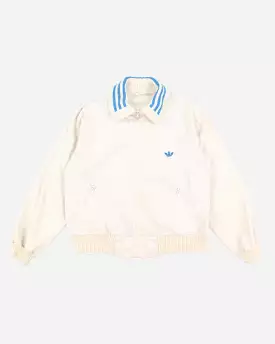 Vintage 70s Adidas White Full Zip Jacket - XL