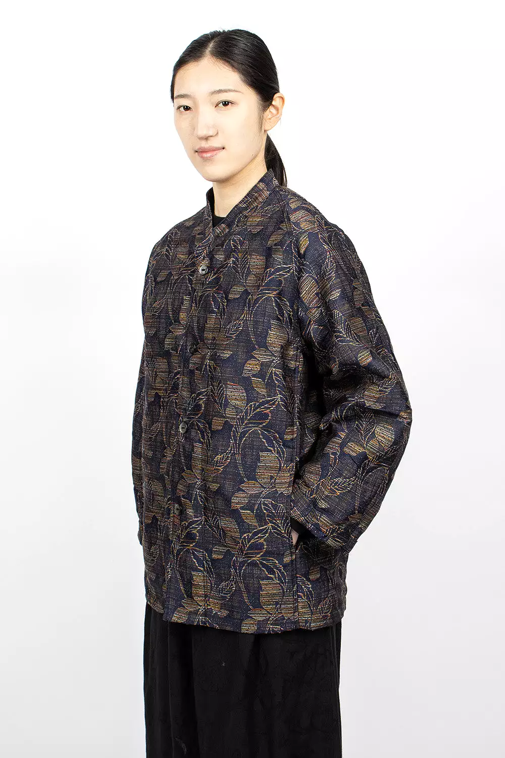 V.N.S.C Jacket Navy/Botanical Jacquard